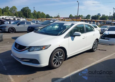 2014 Honda Civic Ex from USA, damaged, VIN 2HGFB2F86EH540115